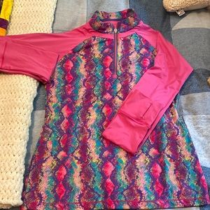 Size small EP SPORT, UPF, T neck top